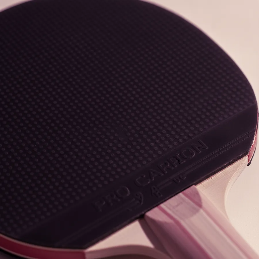 Stiga Pro Carbon racket, handle detail